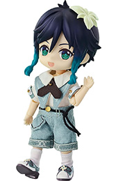 ＜ねんどろいどどーる 原神 ウェンティ 青嵐の悠歌Ver. ノンスケール 布&磁石&合金&プラスチック製 塗装済み可動フィギュア＞
