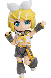 ＜ねんどろいどどーる キャラクター ボーカル シリーズ02 鏡音リン ノンスケール 布&磁石&プラスチック製 塗装済み可動フィギュア 再販＞