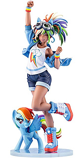 ＜壽屋(KOTOBUKIYA) MY LITTLE PONY美少女 レインボーダッシュ 1/7スケール PVC製 塗装済み完成品 フィギュア＞