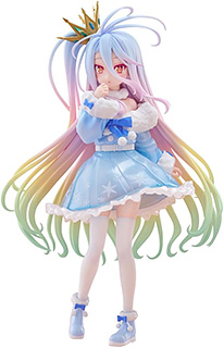 ＜フリュー ノーゲーム・ノーライフ TENITOL 白 全高約210mm ノンスケール ATBC-PVC製 塗装済み 完成品 フィギュア AMU-TNL0131＞