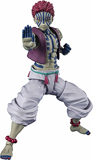 ＜TAMASHII NATIONS S.H.フィギュアーツ 鬼滅の刃 猗窩座 約145mm PVC&ABS製 塗装済み可動フィギュア＞