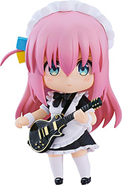 ＜ねんどろいど アニメ「ぼっち ざ ろっく！」 後藤ひとり メイドVer. べーしっく ノンスケール プラスチック製 塗装済み可動フィギュア＞
