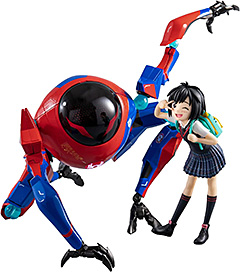＜スパイダーマン：スパイダーバース SVアクション ペニー・ パーカー ＆ SP//dr（再販） 約100mm ABS＆PVC製 塗装済み完成品 アクションフィギュア＞