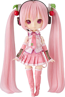 ＜Harmonia humming キャラクター ボーカル シリーズ01 初音ミク 桜ミク ノンスケール 布&磁石&プラスチック製 塗装済み可動フィギュア＞