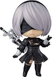 ＜スクウェア エニックス[SQUARE ENIX] ねんどろいど NieR Automata 2B [ヨルハ二号B型] ノンスケール プラスチック製 塗装済み可動フィギュア 二次再販＞