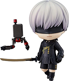 ＜スクウェア エニックス[SQUARE ENIX] ねんどろいど NieR Automata 9S [ヨルハ九号S型] ノンスケール プラスチック製 塗装済み可動フィギュア 二次再販＞