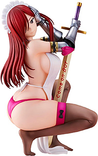 ＜『FAIRY TAIL』エルザ・スカーレット 誘惑の鎧 Ver【再販25】 ノンスケール PVC&ABS製 塗装済み 完成品フィギュア＞