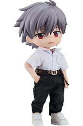 ＜グッドスマイルカンパニー[GOOD SMILE COMPANY] ねんどろいどどーる ヱヴァンゲリヲン新劇場版 渚カヲル ノンスケール 布&磁石&プラスチック製 塗装済み可動フィギュア＞
