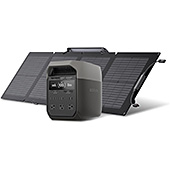 ＜EcoFlow DELTA 3 ポータブル電源 と 110W ソーラーパネル 1枚 2点セット＞