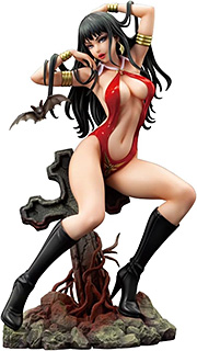 ＜壽屋(KOTOBUKIYA) VAMPIRELLA HORROR美少女 ヴァンピレラ 1/7スケール PVC製 塗装済み完成品 フィギュア＞
