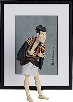 ＜figma 写楽作 三代目大谷鬼次の奴江戸兵衛 ノンスケール PVC&ABS製 塗装済み 完成品可動フィギュア＞