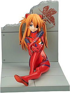 ＜ベルファイン (BellFine) シン・エヴァンゲリオン劇場版 式波・アスカ・ラングレー プラグスーツVer. 新劇場版カラー 1/7スケール PVC製 塗装済み 完成品 フィギュア BF207＞