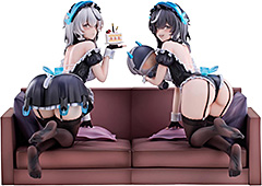 ＜Raise Dream 『スノウブレイク 禁域降臨』チェルノ&ムルソー 見習いメイドver. 豪華版 1/6スケール PVC&ABS製 塗装済み完成品フィギュア＞