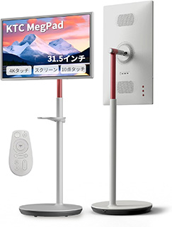 <KTC MegPad 32型 4K UHD 移動式スマートモニター>