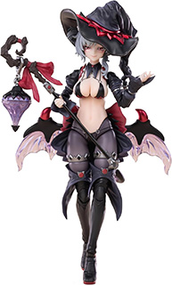 ＜次元具象[EXSSRION] 見習い魔女 星川ネコ [ブラック] 1/12スケール PVC&ABS&POM&合金製 塗装済み可動フィギュア＞