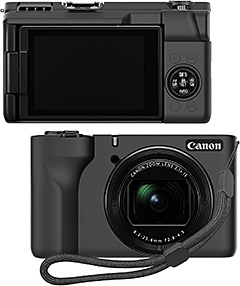 ＜For Canon PowerShot V1 ケース 保護カバー [HVUYAL]シリコンケース 傷つきにくい 柔らかなシリカゲルのスポーツクールなデザイン 衝撃 吸収 スリム ソフト ケースカバー 落下防止保護(ブラック)＞