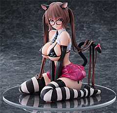 ＜オーキッドシード (Orchidseed) いたずら猫 -miumiu- Illustrated by 魔太郎 1/6スケール PVC製 塗装済み 完成品 フィギュア PVC279＞