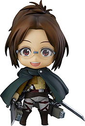 ＜グッドスマイルカンパニー[GOOD SMILE COMPANY] ねんどろいど 進撃の巨人 ハンジ ゾエ ノンスケール プラスチック製 塗装済み可動フィギュア 再販＞