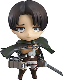 ＜グッドスマイルカンパニー[GOOD SMILE COMPANY] ねんどろいど 進撃の巨人 リヴァイ ノンスケール プラスチック製 塗装済み可動フィギュア 三次再販＞