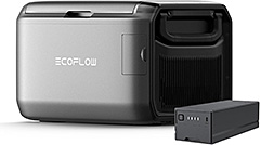 ＜EcoFlow GLACIER Classic ポータブル冷蔵庫 35L +GLACIER専用バッテリー＞