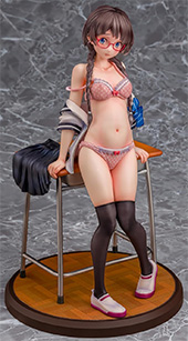 ＜ダイキ工業 (Daiki Kougyou) 私立ダイキ学園シリーズ 芽衣 1/6スケール PVC製 塗装済み 完成品 フィギュア＞