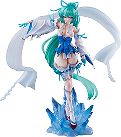 ＜『魔法少女にあこがれて』マジアアズール 薄氷巫女 DXver. 1/7スケール完成品フィギュア PVC&ABS製 塗装済み 完成品フィギュア＞