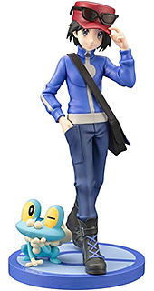 <壽屋(KOTOBUKIYA) 『ポケットモンスター』シリーズ ARTFX J カルム with ケロマツ 1/8スケール PVC製 塗装済み完成品 フィギュア>