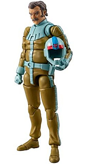 ＜メガハウス(MegaHouse) G.M.G. COLLECTION 08 機動戦士ガンダム ジオン公国軍 ランバ・ラル ノーマルスーツVer. 約100mm PVC製 塗装済み可動フィギュア＞
