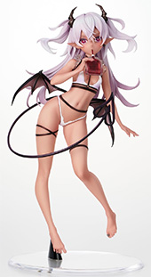 ＜褐色吸血鬼 夜ちゃん illustration by ゆきみや湯気 ノンスケール PVC&ABS製 塗装済み 完成品フィギュア＞