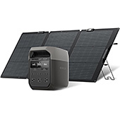 ＜EcoFlow DELTA 3 ポータブル電源1024Wh 160W片面ソーラーパネル Gen2 1枚 2点セット＞