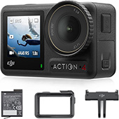 ＜【Amazon限定】DJI アクションカメラ Osmo Action 4 エッセンシャルコンボ 4K/120fps対応 防水アクションカメラ 1/1.3インチセンサー搭載 驚きの低照度性能 10-bit & D-Log M カラーパフォーマンス 長時間駆動の1770 mAhバッテリー＞