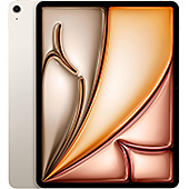 ＜Apple 2024 13 インチiPad Air (M2): Liquid Retina ディスプレイ、128GB、横向きの 12MP フロントカメラ/12MP バックカメラ、Wi-Fi 6E、Touch ID、一日中使えるバッテリー - スターライト ＞