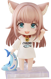＜ゴールデンヘッドプラス[GOLDENHEAD PLUS] ねんどろいど うちのねこが女の子でかわいい きなこ ノンスケール プラスチック製塗装済み可動フィギュア＞