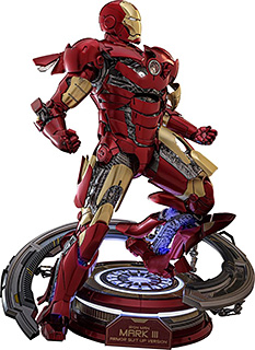 ＜ムービー・マスターピース DIECAST アイアンマン アイアンマン・マーク3(アーマー・スーツアップ版) 1/6スケールフィギュア＞