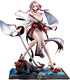 ＜Hobby sakura(ホビーサクラ) 勝利の女神：NIKKE 【豪華版】 紅蓮：ブラックシャドウ ロンギングフラワー 1/4スケール 約450mm PVC&ABS製 塗装済み完成品フィギュア＞