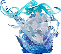 ＜SHIBUYA SCRAMBLE FIGURE 初音ミク -Crystal Dress Ver.- 1/7スケール 約255mm PVC製 塗装済み完成品フィギュア＞