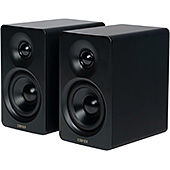 ＜「VGP2025金賞&コスパ大賞」Edifier M60 マルチメディアスピーカー 66W Bluetooth 5.3 ハイレゾワイヤレス コンパクトなデザイン 専用アプリ スタンド付き USB-C/AUX入力 MDF製 黒＞
