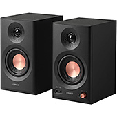 ＜「VGP2025受賞」Edifier MR3 スタジオモニタースピーカー「2024年新モデル」36W Bluetooth 5.4 ルーム補正 ハイレゾ 専用アプリ TRSバランス/RCA/AUX入力 3.5mm/ヘッドホン端子出力 52Hz-40kHz スタジオ/作曲/音楽/映画鑑賞用 MDF製 音質高 黒＞