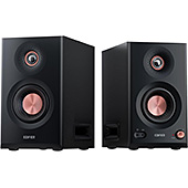 ＜「VGP2025金賞」Edifier MR5 モニタースピーカー Bluetooth6.0 最大110W出力 3WAY ハイレゾ対応 LDAC対応 マルチポイント接続 アンプ内蔵 有線 XLR/TRS/RCA/AUX入力 ブックシェルフ型 スピーカー スタジオ/作曲/音楽/映画鑑賞用 PC/テレビ 黒＞