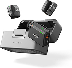 <DJI Mic Mini(2 TX + 1 RX + 充電ケース) ピンマイク ワイヤレス 超軽量 48時間使用 ノイズキャンセリング 自動制限機能 カメラ/iPhone/Android用ワイヤレスマイク Vlog撮影 ストリーミング>