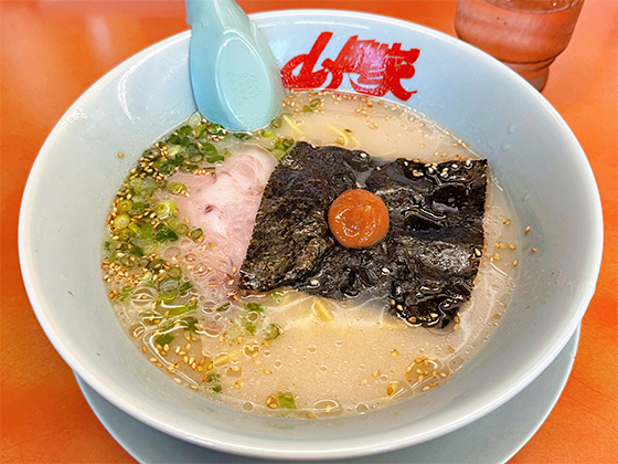 <山岡家の朝ラーメン>