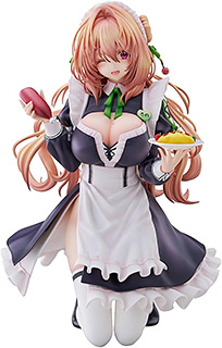 ＜ディーエムエムファクトリー[Dmm Factory] Maid Maison『はにかみ彼女』 柊紗乃 1/6サイズ 塗装済み完成PVCフィギュア＞