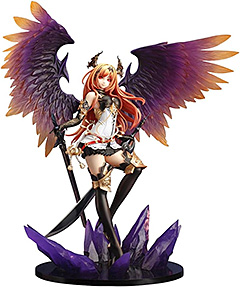 <壽屋(KOTOBUKIYA) 神撃のバハムート ダークエンジェル・オリヴィエ 1/8スケール PVC製 塗装済み完成品 フィギュア>