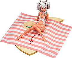 ＜エスエスアールフィギュア[SSR FIGURE] SSR FIGURE カフェインちゃん 夏Ver. 1/7 完成品フィギュア 1/7スケール PVC&ABS&布 製塗装済み完成品＞