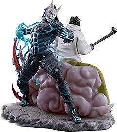 ＜SHIBUYA SCRAMBLE FIGURE 怪獣８号&日比野カフカ 1/7スケール 約290mm PVC製 塗装済み完成品フィギュア＞