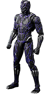 ＜スリーゼロ[threezero] DLXMarvel Studios' The Infinity Saga [マーベル スタジオの『インフィニティ サーガ』] ブラックパンサー[キネティック エネルギー チャージド] 1/12スケール ABS&PVC&POM&亜鉛合金&その他の金属製塗装済み可動フィギュア＞