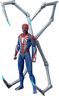 ＜スリーゼロ[threezero] DLX スパイダーマン アドバンスド スーツ2.0 [ピーター パーカー] 1/12スケール ABS&PVC&POM&亜鉛合金&その他の金属製塗装済み可動フィギュア＞
