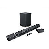 ＜JBL BAR 1000 サウンドバー/7.1.4ch完全ワイヤレスサラウンド/Dolby Atmos/DTS:X/eARC対応/ブラック JBLBAR1000PROBLKJN 大＞