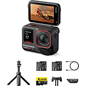 ＜Insta360 Ace Pro 2 - ライカとの共同開発による防水仕様の8Kアクションカメラ。1/1.3インチセンサー、デュアルAIチップ 暗所性能 オーディオ、フリップ式スクリーン＆AI編集でVlogやオートバイなどに最適 スターターキット＞