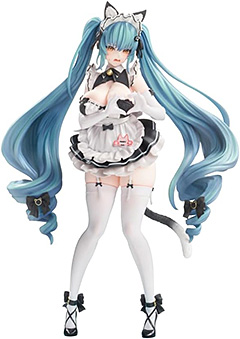＜ホビーサクラ(Hobby Sakura) 勝利の女神：NIKKE プリバティ：アンカインド・メイド 1/10スケール 約190mm PVC&ABS製 塗装済み完成品フィギュア＞
